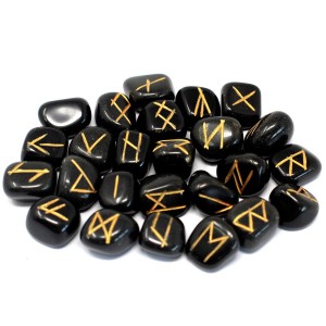 Ρούνοι Μαύρου Αχάτη - Black Agate Runes